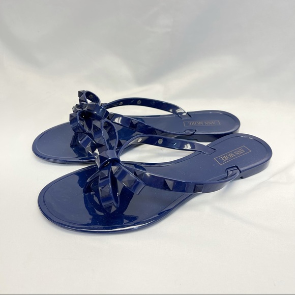 ann more jelly sandals